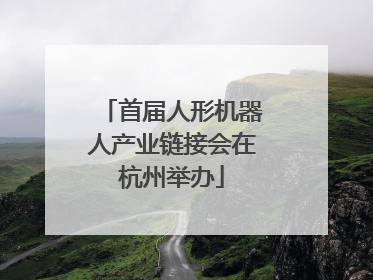 首届人形机器人产业链接会在杭州举办